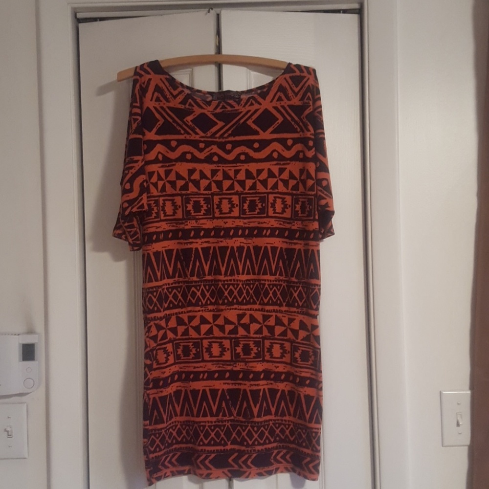 Aztec Print Dress